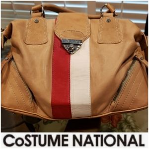 CNC Costume National leather satchel